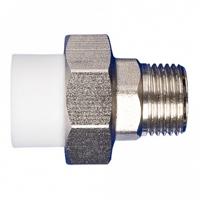 Муфта разъем. PPRC с НР 20x3\4, MeerPlast