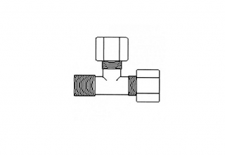 Фитинг JС 75-4-4 Aquapro Тройник 1/4"x1/4" (резьба)