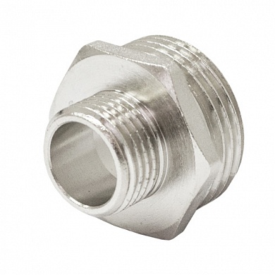 Ниппель 3/4"х1\2" никелир.