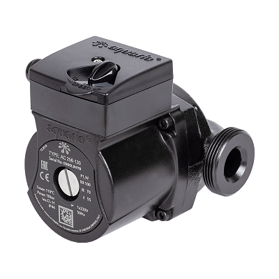 Насос циркуляц. AQUARIO AC 256-130(100Вт,60л/мин,напор5м,10Бар,Øчастиц0.2мм,Øтрубы 25мм,каб 1.5м,3ск